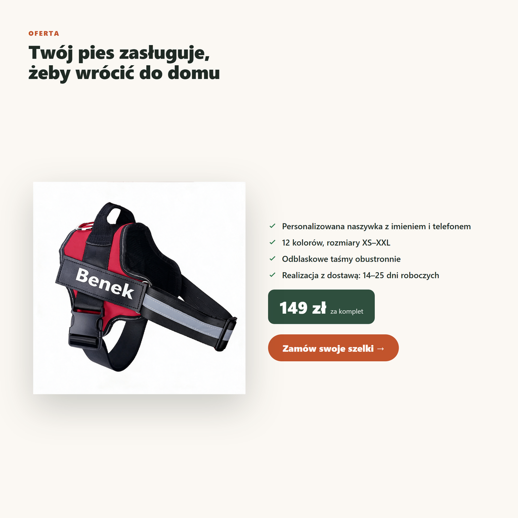 Oferta szelek cerbin 149 zl