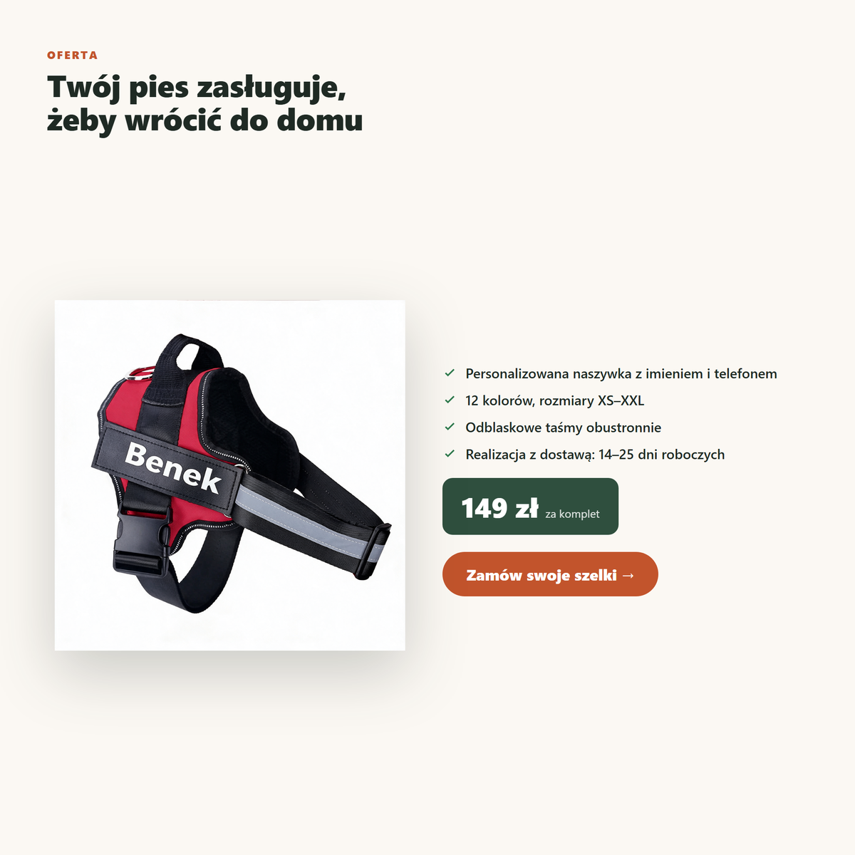 Oferta szelek cerbin 149 zl